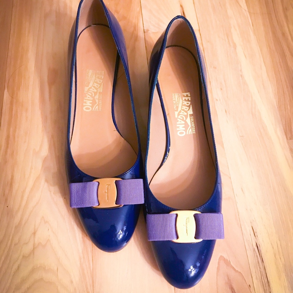 Salvatore Ferragamo Vara Pump - Purple